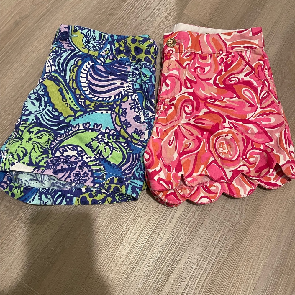 Bundle lilly Pulitzer shorts size 2